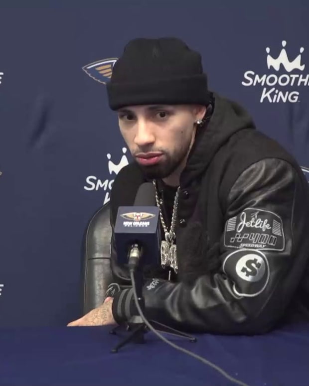 Jose Alvarado Postgame Interview - Lakers